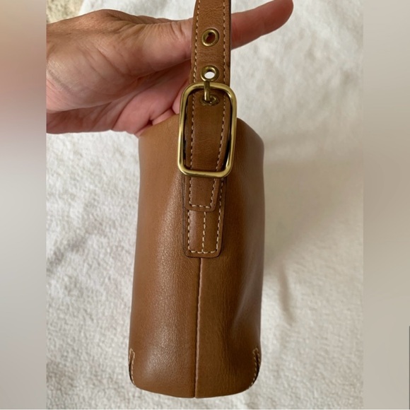 Coach Tan Mini Leather Shoulder Bag - Picture 9 of 13